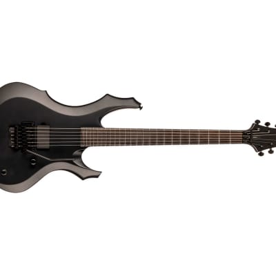 ESP LTD F Black Metal Electric Guitar - Black Satin image 4