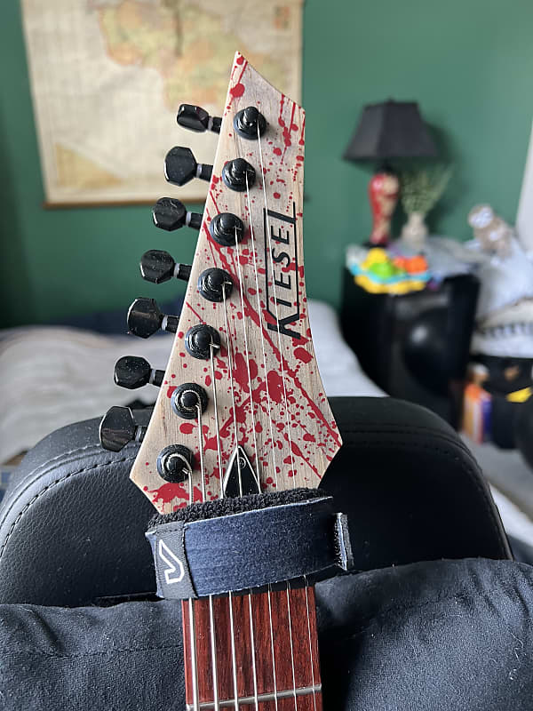 Kiesel Aries 7 2022 Red Blood Splatter | Reverb