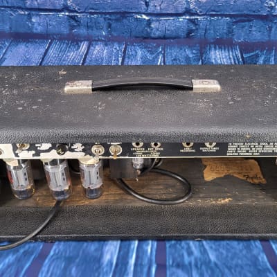 Vintage Fender Bassman 135 Head 1980 Silverface -- Quiet Warm and LOUD image 2