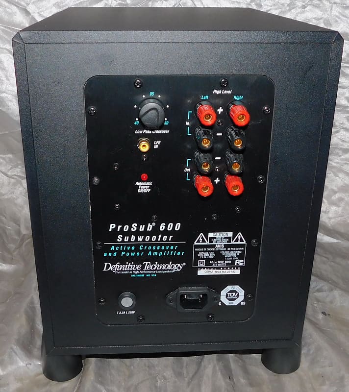 Procinema 600 Definitive Technology Promonitor 200 Specs