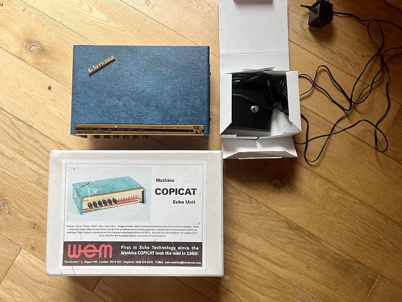 WEM Watkins Shadow Copicat 2000 Blue / Gold | Reverb