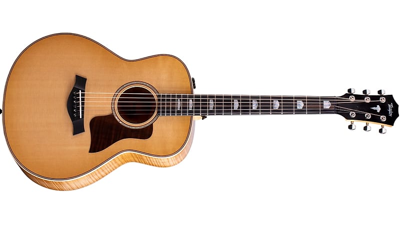 TAYLOR GTe 611e Grand Theater Acoustic Electric Guitar, Figured Maple Top, Maple back/sides, w/ Aerocase image 1