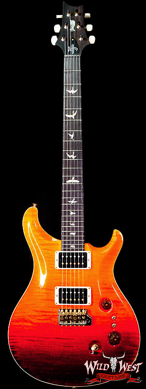 Paul Reed Smith PRS Core 10 Top 35th Anniversary Custom 24 1-Piece Flame Top Orange Fade image 1