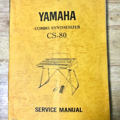 Yamaha CS-80 workshop service manual, original image 1