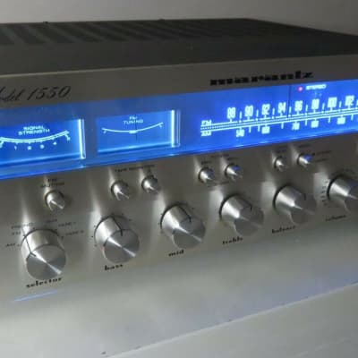 MARANTZ 1550 STEREO RECEIVER WORKS PERFECT SERVICED FULLY RECAPPED A+ CONDITION image 4