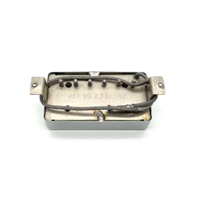 Gibson Patent Number Stamped Humbucker 1970’s Chrome Cover image 7
