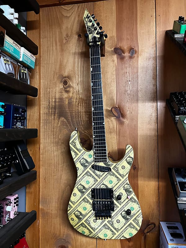 Pre-Owned ESP Mirage Deluxe Dollar Bill Guitar | Reverb