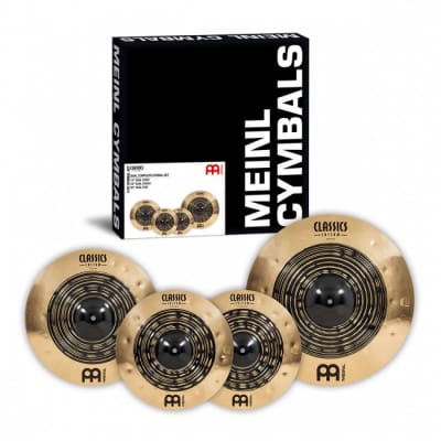 MEINL CCDU141620 Classics Custom Dual Complete Cymbal Beckenset 14-16-20, dark/brilliant image 1