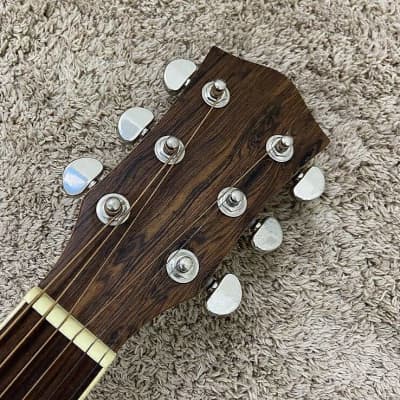 41 Inch Acoustic Guitar Solid Spruce Top Matte, Maple Neck, Rosewood Fingerboard imagen 2