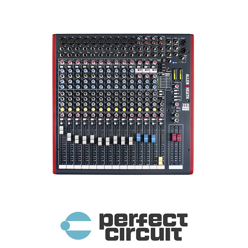 Allen & Heath ZED-16FX 16-Channel Mixer With USB image 1