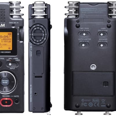 Tascam DR-100mkII - Portable 2-Channel Linear PCM Handheld Recorder -  DR-100mkII