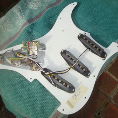 Squier Affinity 2020s white complete pickguard image 1