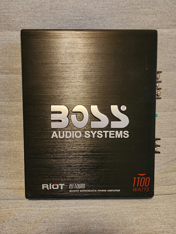 BOSS Audio Systems R1100M Monoblock Car Amplifier - 1100 High Output, 2-8 Ohm  			