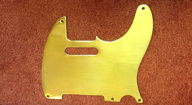 Telecaster Pickguard Solid Brass