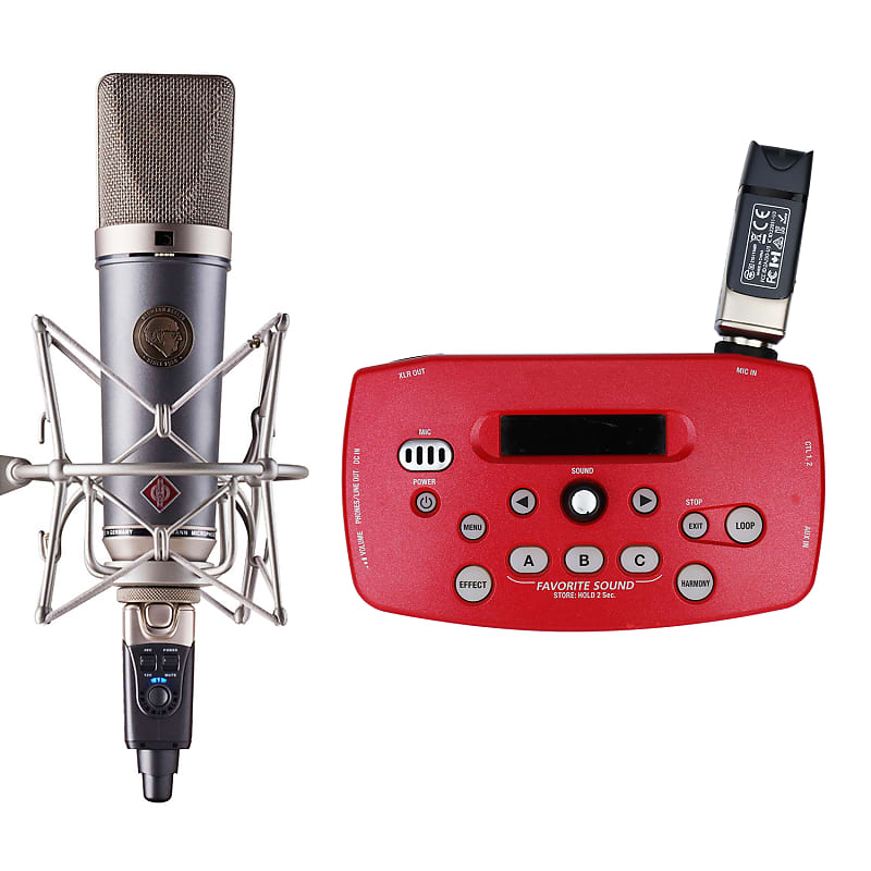 XVIVE U3C Condenser Microphone Wireless System, Includes 2.4GHz XLR Transmitter and Receiver image 1