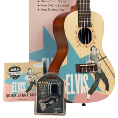 KALA KALA-LTP-C-ERB - Kala Learn To Play Elvis Rockabilly, Concert Ukulele Starter Kit for sale