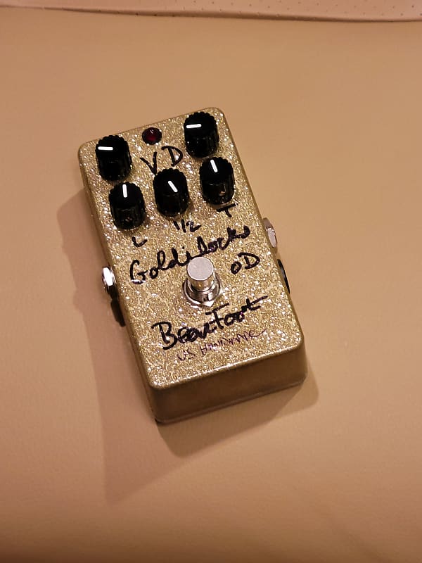 Bearfoot FX Goldilocks Overdrive (Sparkling Yellow 3) Guitar Reverb