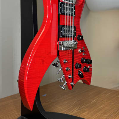B.C. Rich Custom Shop Bich 10 Supreme 2025 - Transparent Red image 4
