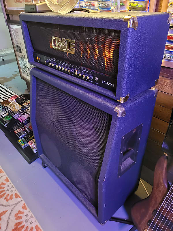 Crate Bv120h blue voodoo half stack 4x12 Reverb