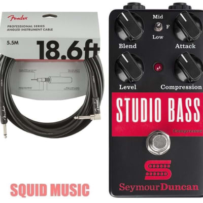 Seymour Duncan Studio Bass Compressor Sustainer Effects Pedal (FREE FENDER 18FT ) for sale