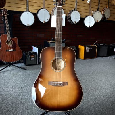 Teton DREADNOUGHT GUITAR, SOLID SPRUCE TOP, GLOSS FM HONEYBU (STS130FMGHB ) 2023 - SOLID SPRUCE TOP, GLOSS FM HONEYBU for sale