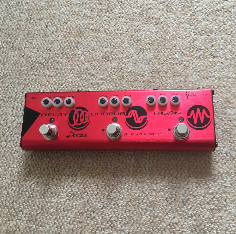 Alpha Force , Donner Multi Guitar Effect Pedal Reverb