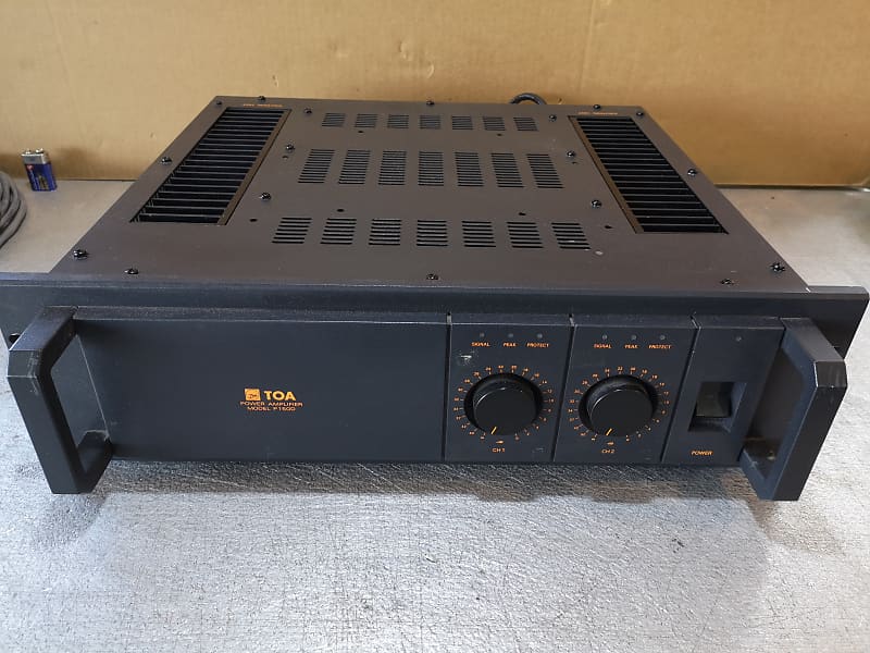 TOA P150D Power Amplifier パワーアンプ Professional Power Amplifier Toa P150D Extraordinary | eBay