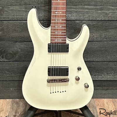 Schecter Demon-7 7 String Electric Guitar White B-stock image 1