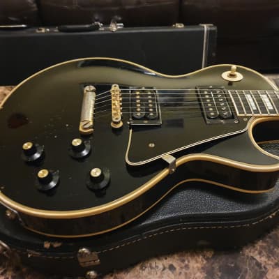 1969 Gibson Les Paul Custom FAMOUS Artist Owned by BUSH! Played on stage at Woodstock! Black Beauty image 16