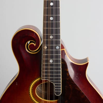 Gibson  F-4 Carved Top Mandolin (1914), ser. #24132, brown tolex hard shell case. image 8