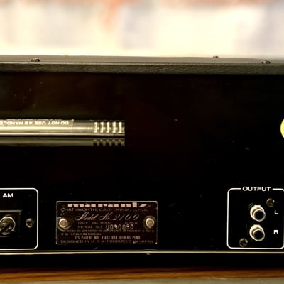 Vintage 1970's Marantz 💢2100 AM/FM Stereophonic Tuner - Serviced + Cleaned + LED image 8