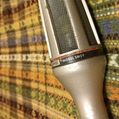 Vintage Shure SM59 ‘70s-era Dynamic Microphone (flat SM57) image 2