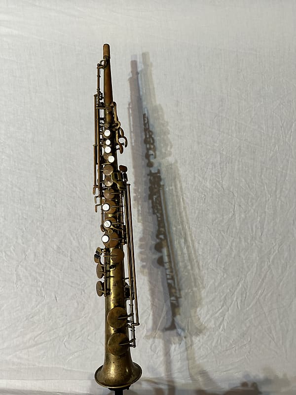 1928 King Soprano Saxophone Reverb