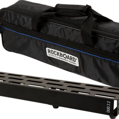 RockBoard DUO 2.2 Pedalboard with Pro Gig Bag image 1