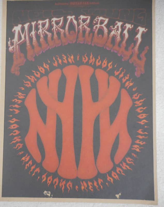 Warner Bros. Vintage Neil Young "Mirrorball" Guitar Tab Reverb