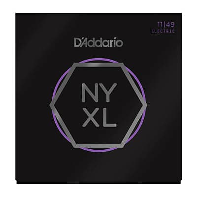D'Addario NYXL Electric Guitar Strings (Medium) (11-49) image 1