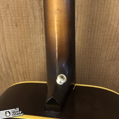 Dobro Deluxe Wood Body Resonator Acoustic Guitar Sunburst 1993 w/ HSC image 14