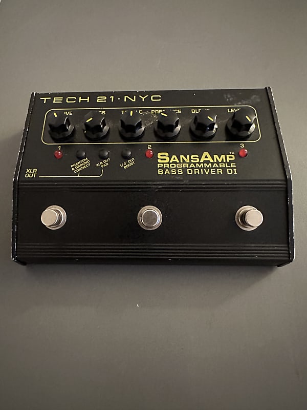 Tech 21 Sansamp Programmable Bass Driver