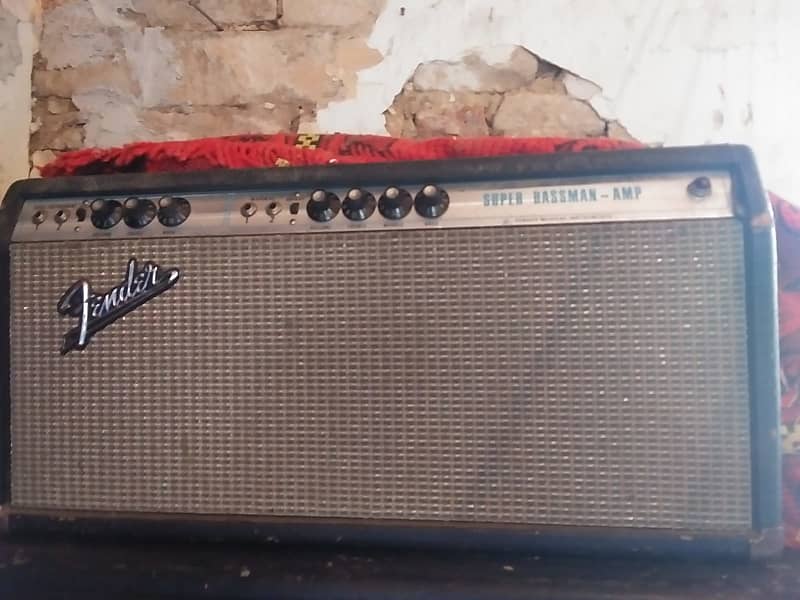 Fender Super Bassman Amp serial number A01451 1969 Reverb