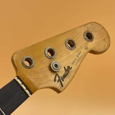 1963 Fender Jazz Bass MAY63 Vintage Original Brazilian Rosewood Cap FingerBoard All Orig Pre-CBS Neck image 3