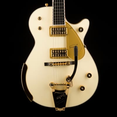 Pre Owned 2018 Gretsch G6134T-58 Vintage Select White Penguin W OHSC #JT18083318 for sale