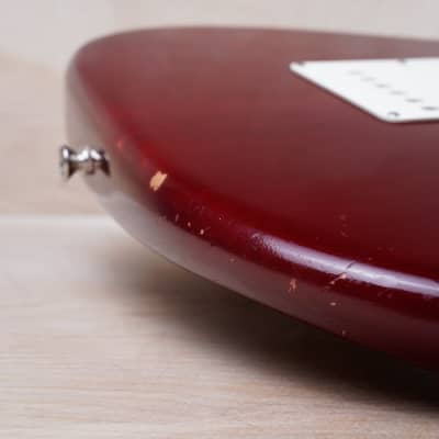 Fender Highway One Stratocaster 2002 Crimson Red Transparent w/ Hard Case image 14