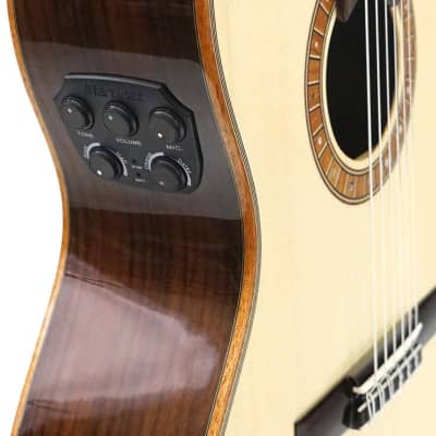 Martinez Crossover MP14-Rose acoustic/electric classical guitar