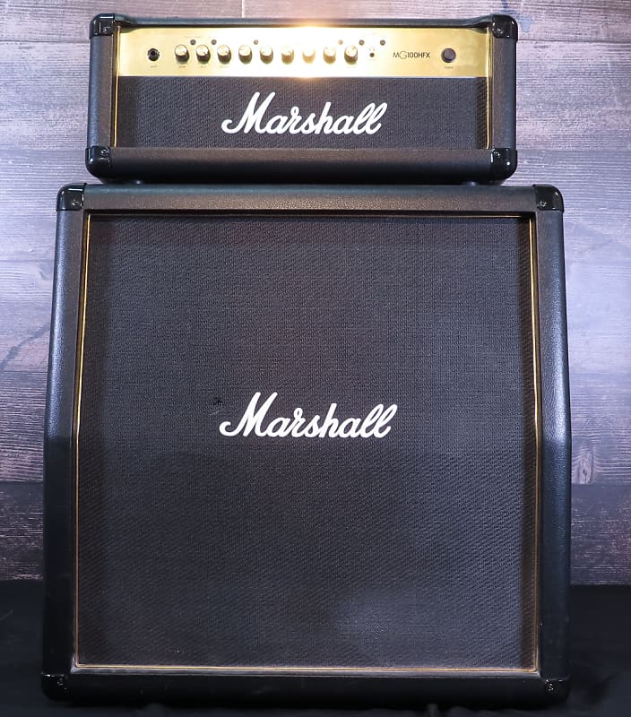 Marshall MG100HFX  w/MG412 Half Stack Black image 1