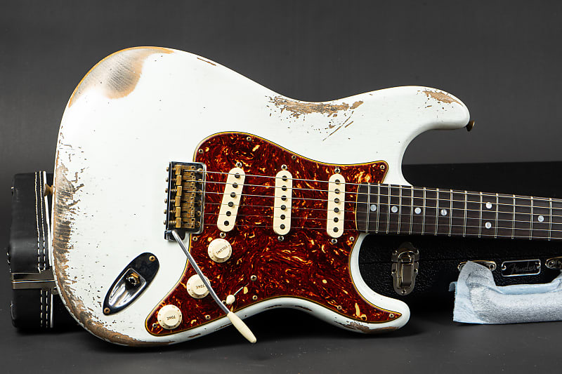 Fender Custom Shop 1964 Stratocaster Heavy Relic - Olympic White