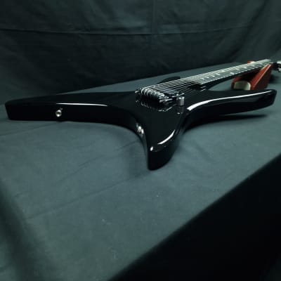 B.C. Rich Chuck Schuldiner Tribute Stealth 2008 Onyx Black Neck Through Dimarzio X2N Death Control Denied image 9