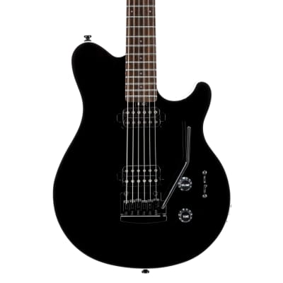 Sterling by Music Man Axis (AX3S), Black with White Binding image 2