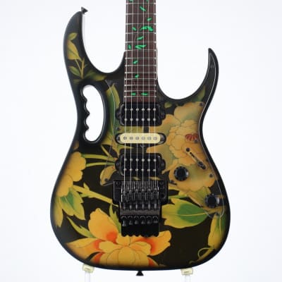 Ibanez JEM77-FP Steve Vai Signature Black Floral Pattern