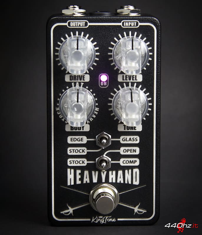 King Tone Guitar HeavyHand Heavy Hand Overdrive - The Side 