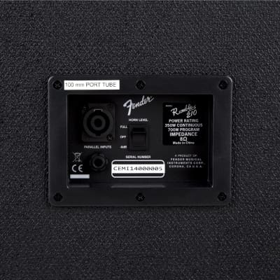 Fender Rumble 210 Bass Cabinet (V3) Black/Black image 3